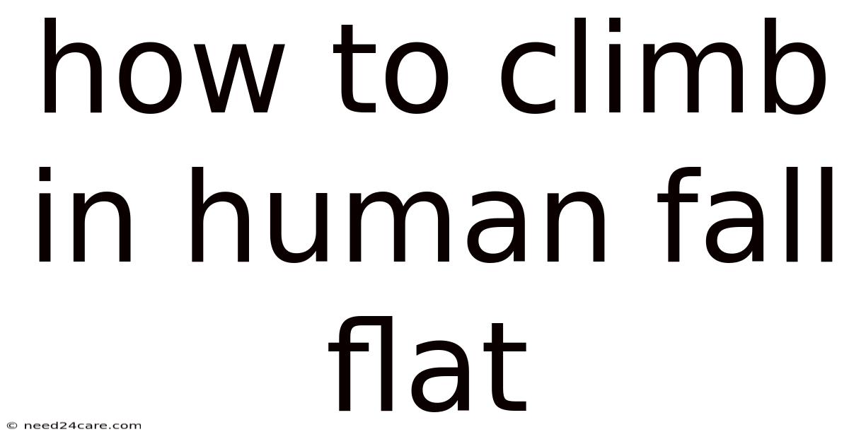 How To Climb In Human Fall Flat